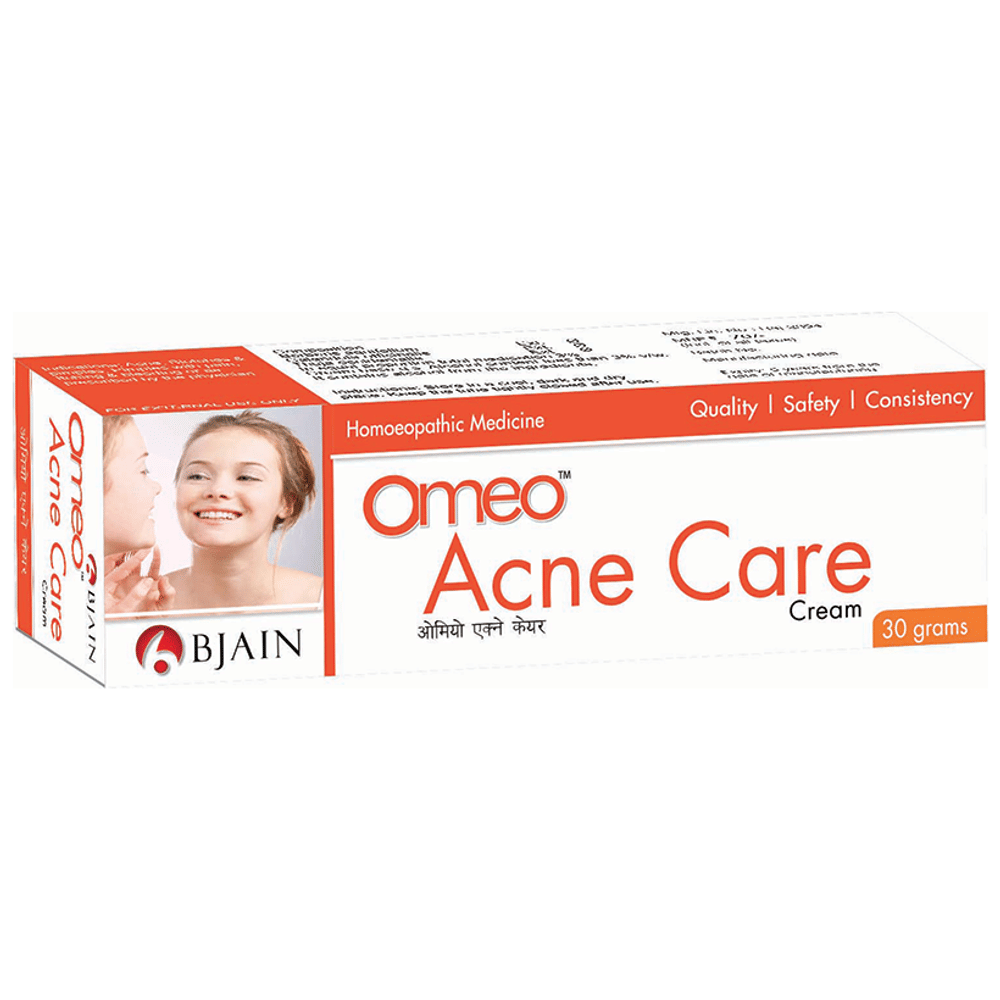 Bjain Omeo Acne Care Cream tube of 30 gm Cream