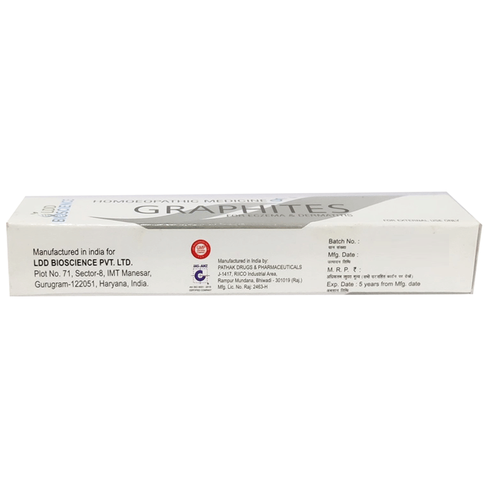 LDD Bioscience Graphites  Ointment tube of 25 gm Ointment