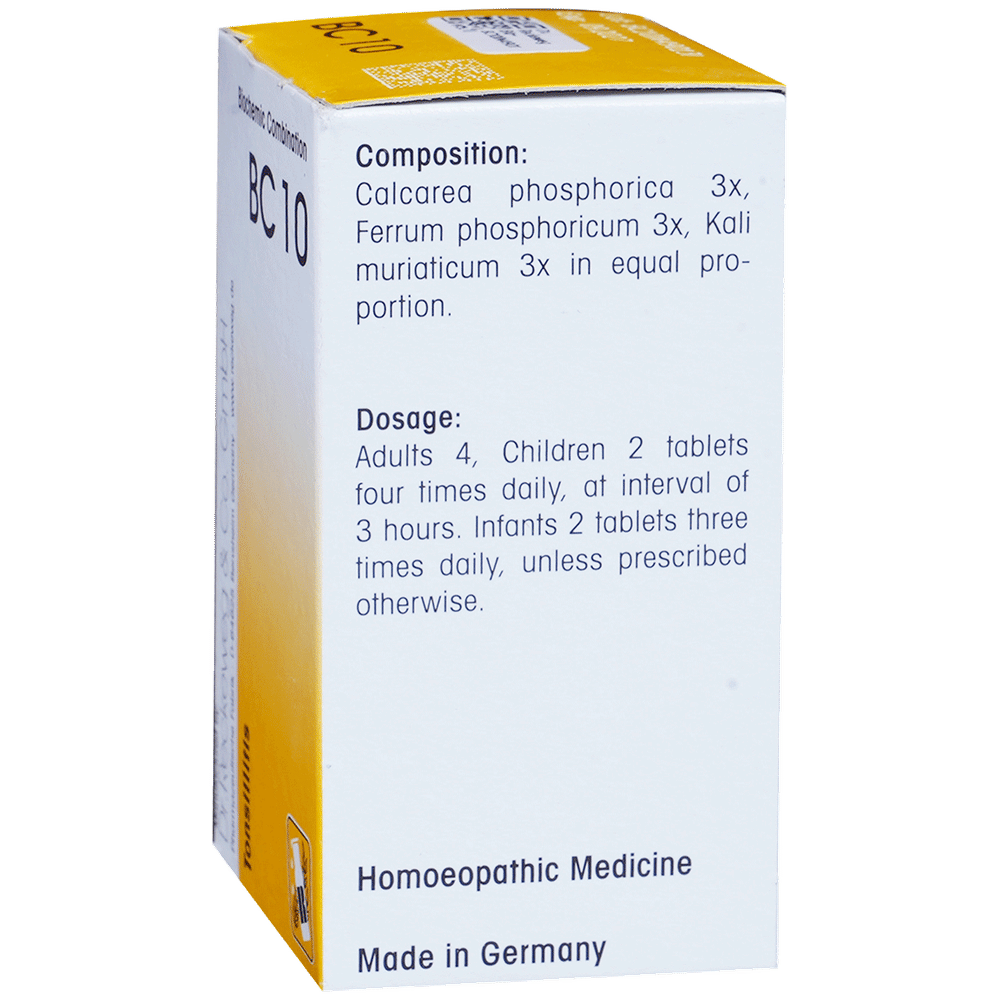 Dr. Reckeweg Bio-Combination 10 (BC 10) Tablet bottle of 20 gm Biocombination Tablet Dr. Reckeweg Bio-Combination 10 (BC 10) Tablet bottle of 20 gm Biocombination Tablet