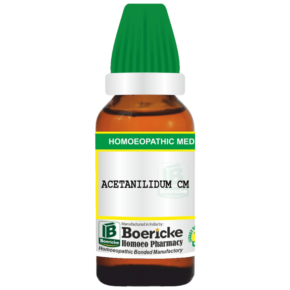 Boericke Acetanilidum Dilution (30ml Each) CM combo pack of 3 bottles