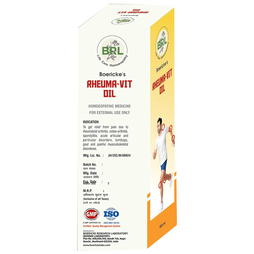 BRL Rheuma-Vit Oil bottle of 100 ml Oil