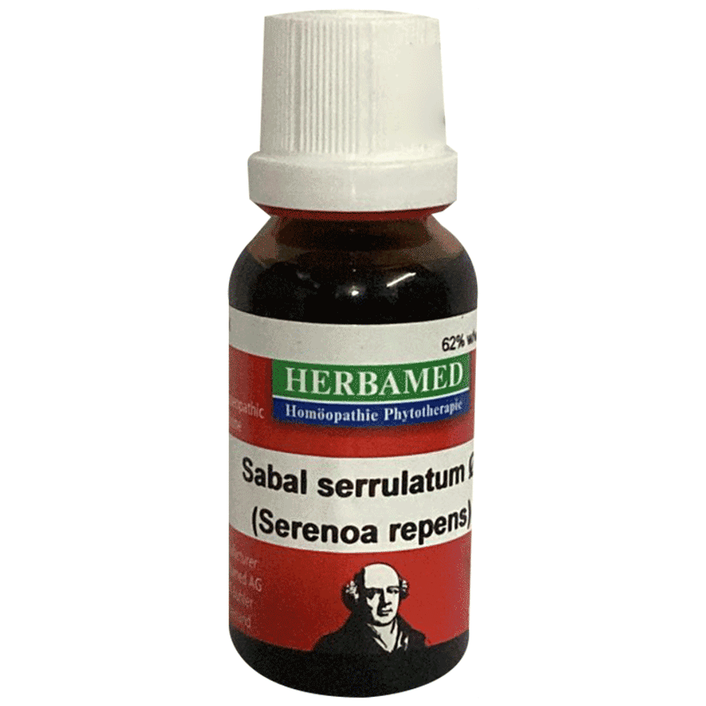 Herbamed Sabal Serrulata Mother Tincture Q bottle of 20 ml Mother Tincture