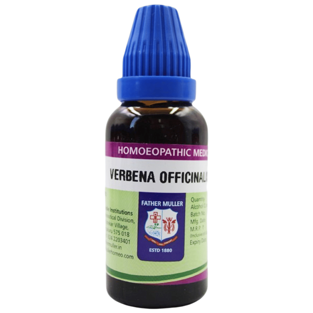 Father Muller Verbena Officinalis Drop Q bottle of 30 ml Oral Drops
