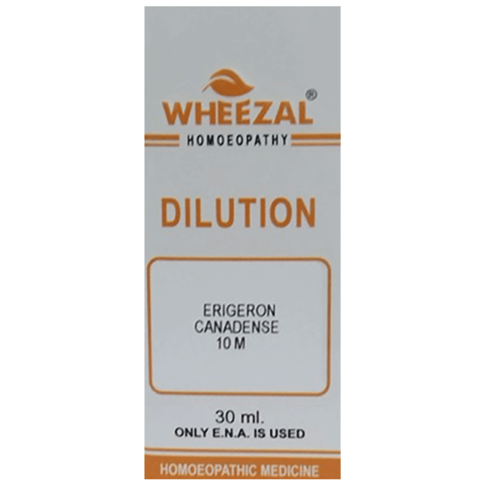 Wheezal Erigeron Canadensis Dilution 10M bottle of 30 ml Dilution Wheezal Erigeron Canadensis Dilution 10M bottle of 30 ml Dilution