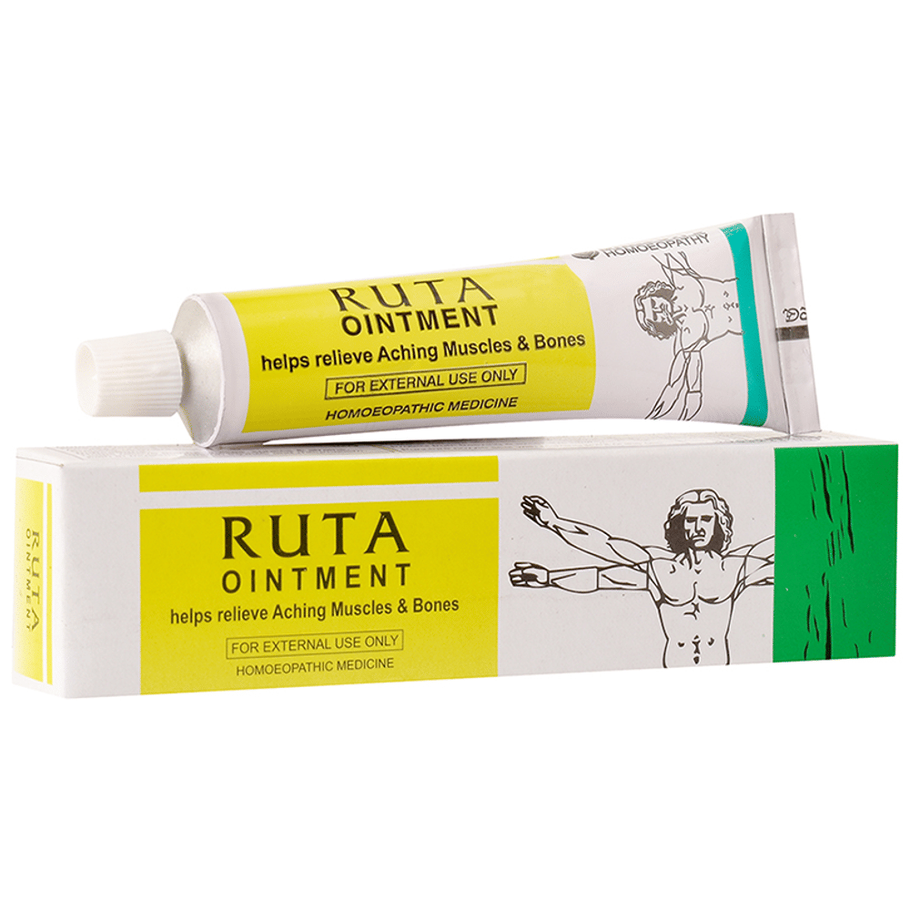 Bakson's Homeopathy Ruta Ointment tube of 25 gm Ointment