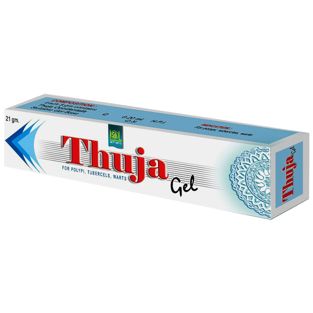 Sett Dey Thuja Gel tube of 21 gm Gel
