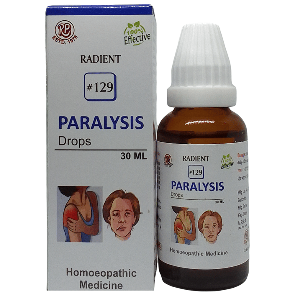 Radient #129 Paralysis Drops bottle of 30 ml Oral Drops