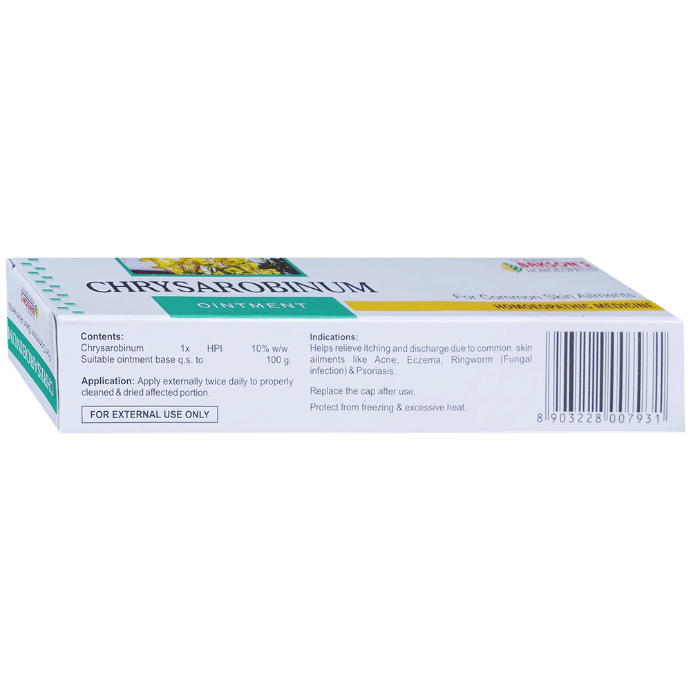 Bakson's Homeopathy Chrysarobinum Ointment tube of 25 gm Ointment