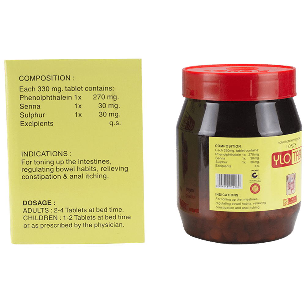 Lord's Ylo Tablet bottle of 1000 tablets