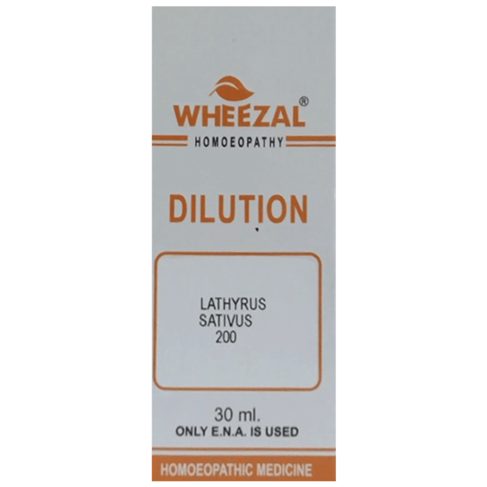 Wheezal Lathyrus Sativus Dilution 200 bottle of 30 ml Dilution