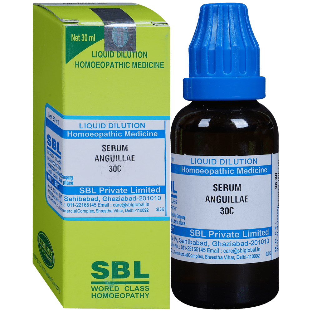 SBL Serum Anguillae Dilution 30 CH bottle of 30 ml Dilution