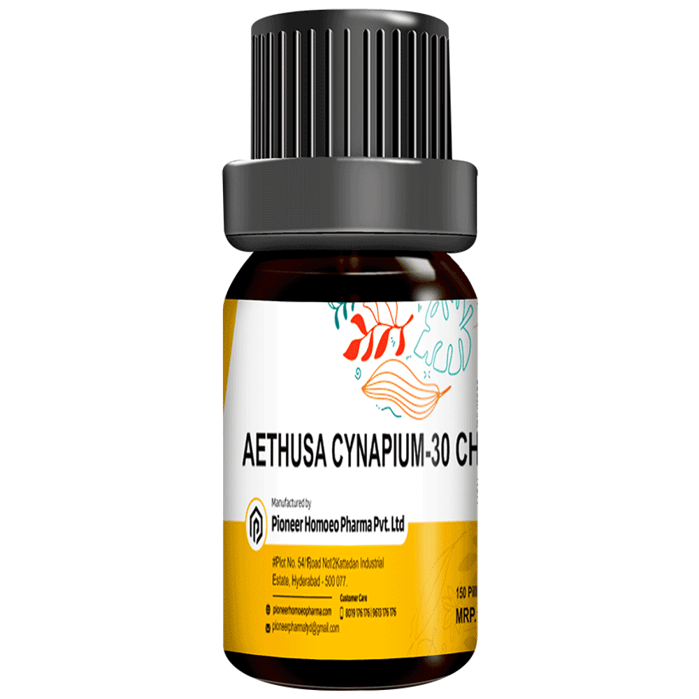 Pioneer Pharma Aethusa Cynapium Globules Pellets Multidose Pills 30 CH bottle of 150 tablets