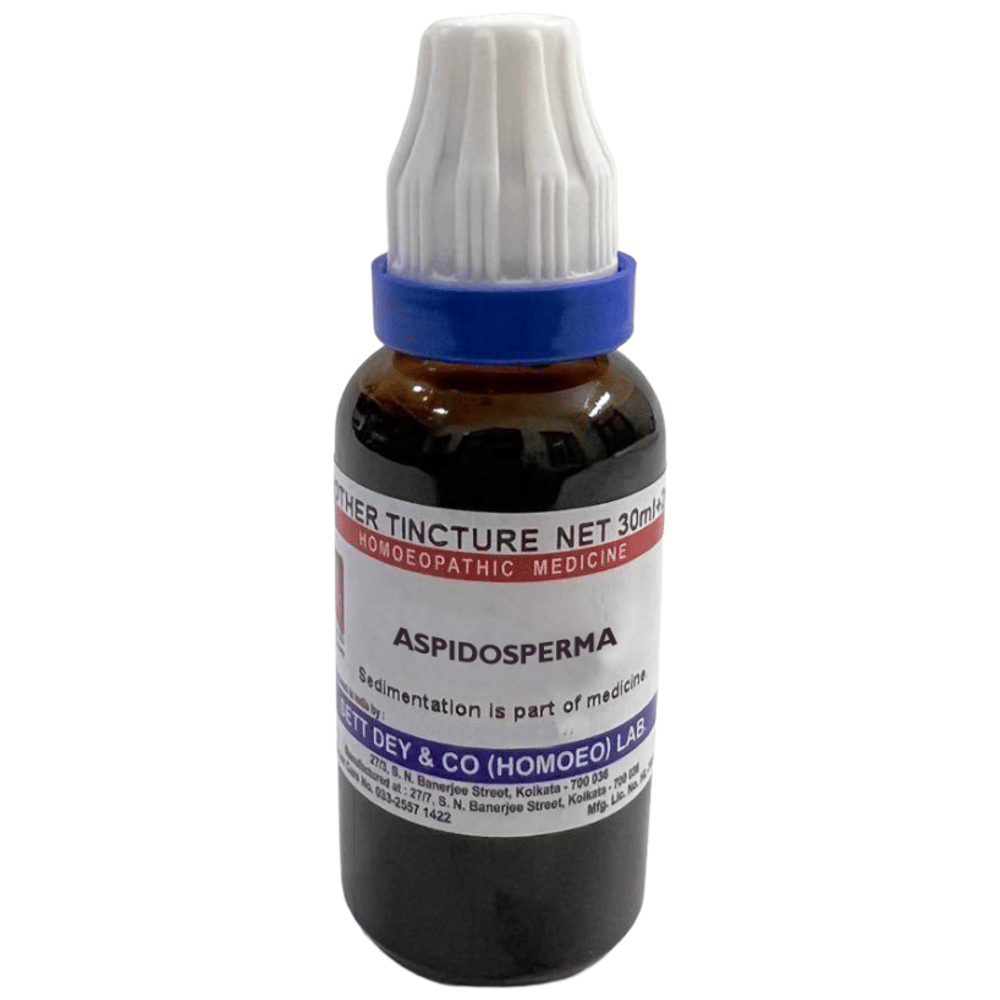 Sett Dey Aspidosperma Mother Tincture Q bottle of 30 ml Mother Tincture