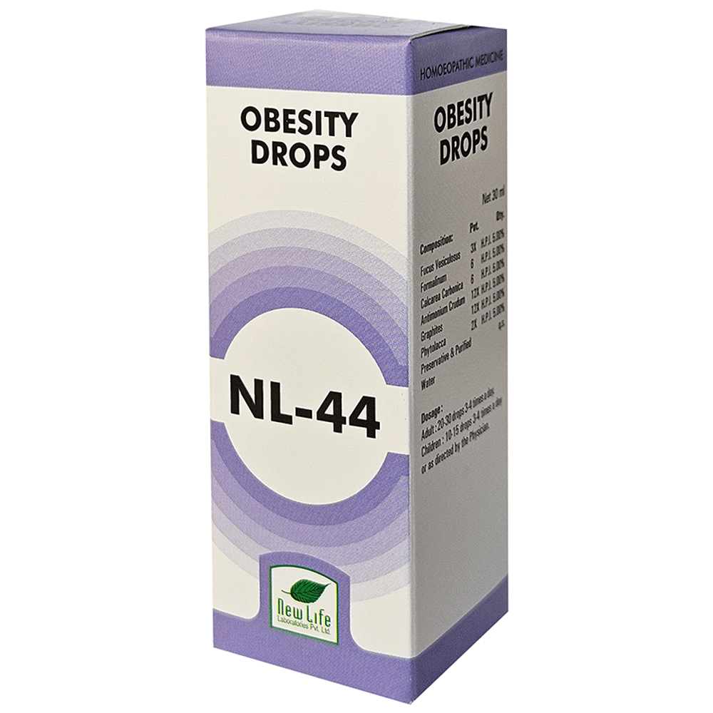 Dr Boricke NL 44 Obesity Drops bottle of 30 ml Oral Drops Dr Boricke NL 44 Obesity Drops bottle of 30 ml Oral Drops
