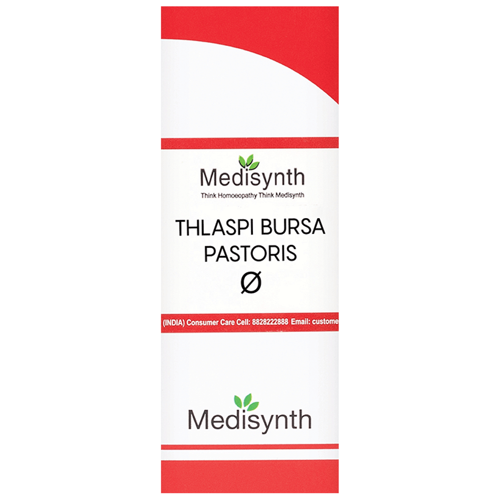 Medisynth Thlaspi Bursa Pastoris Q bottle of 30 ml Mother Tincture
