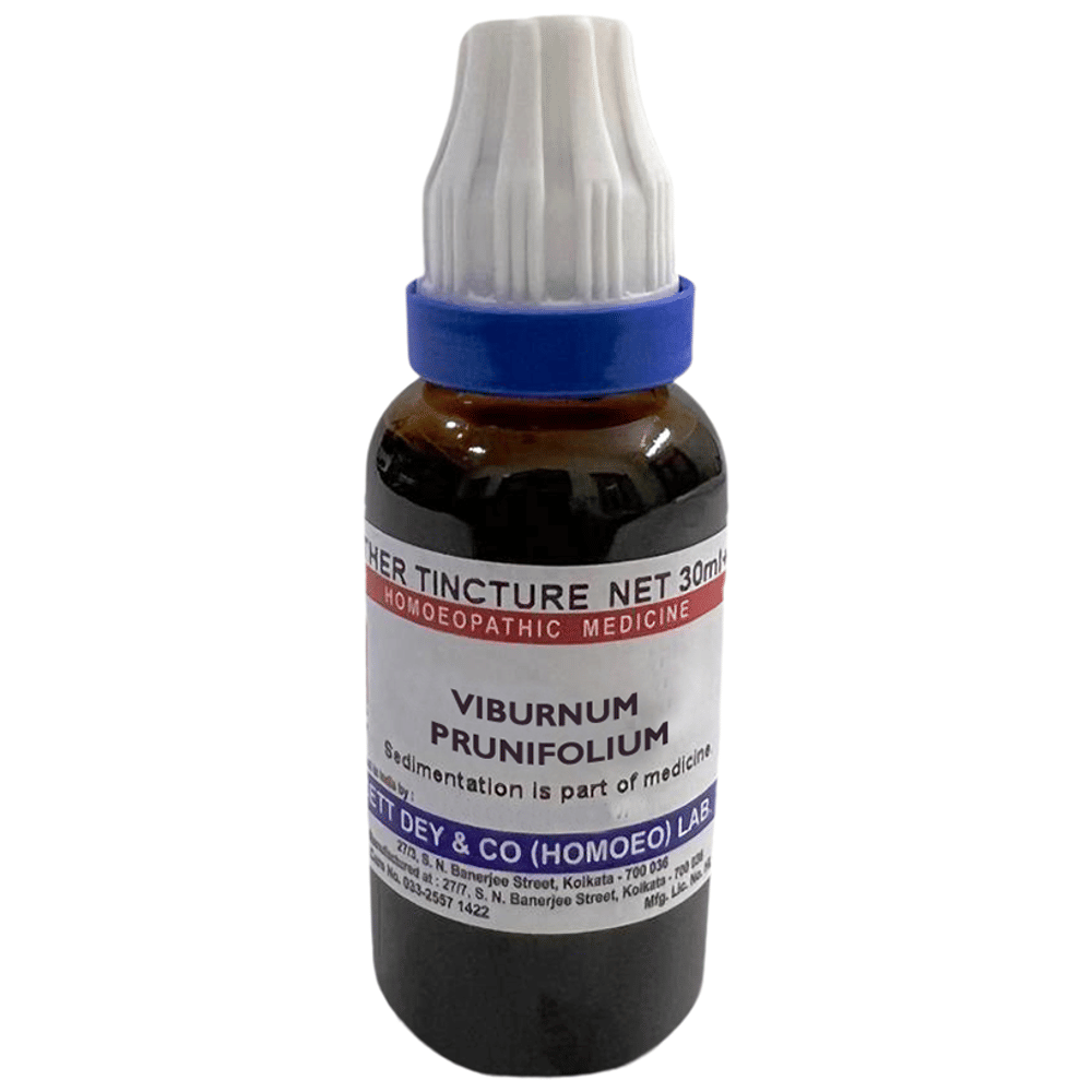 Sett Dey Viburnum Prunifolium Mother Tincture Q bottle of 30 ml Mother Tincture