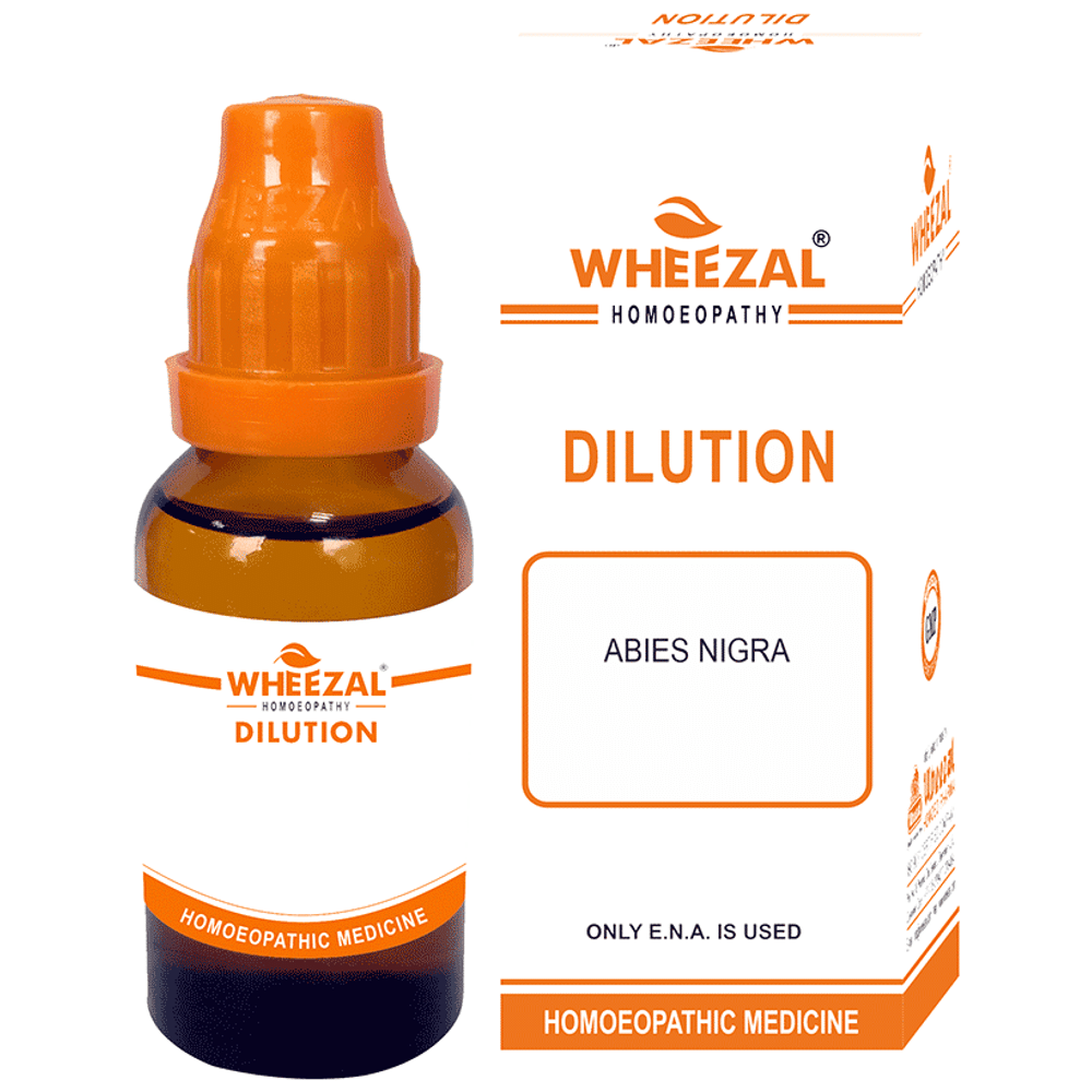 Wheezal Abies Nig. Dilution 6 bottle of 30 ml Dilution