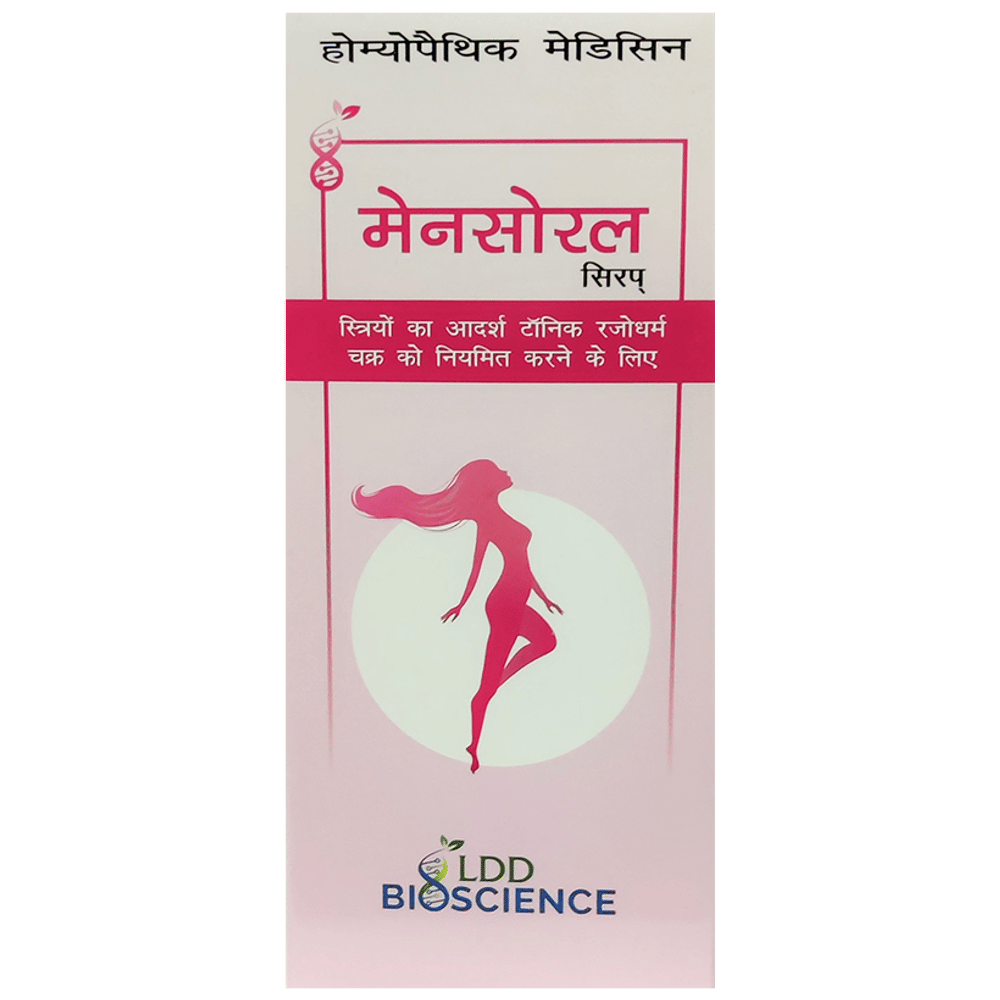 LDD Bioscience Mensoral Syrup bottle of 450 ml Syrup