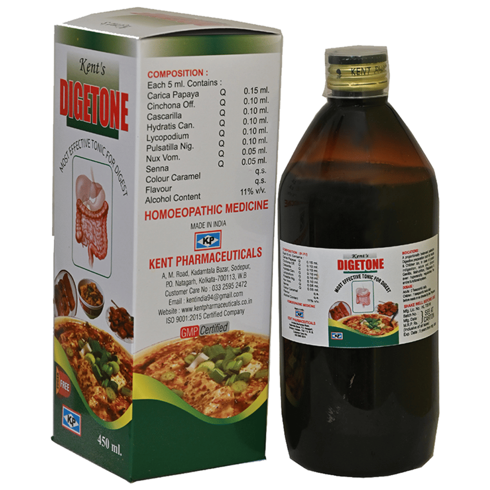 Kent's Digetone bottle of 450 ml Tonic