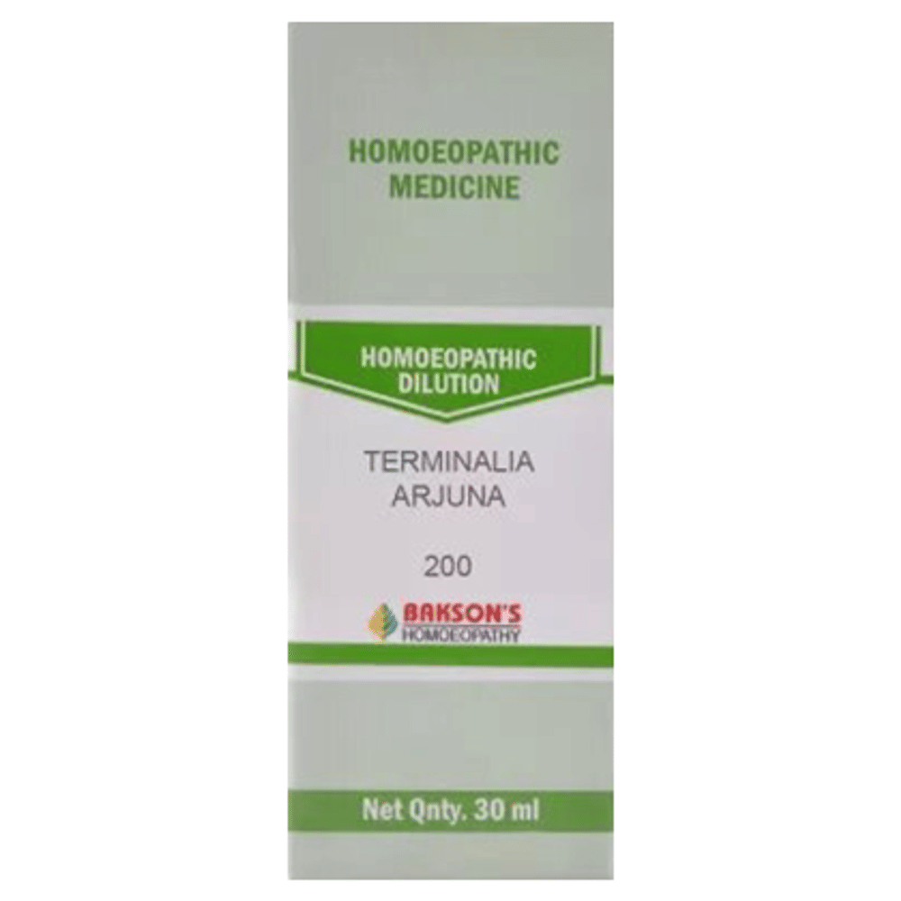 Bakson's Homeopathy Terminalia Arjuna Dilution 200 bottle of 30 ml Dilution