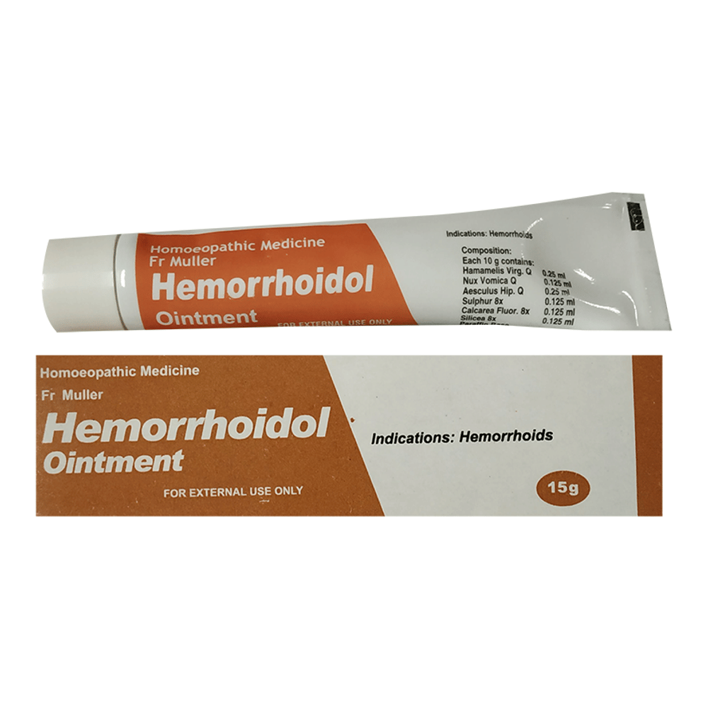 Fr Muller Hemorrhoidal Ointment tube of 15 gm Ointment