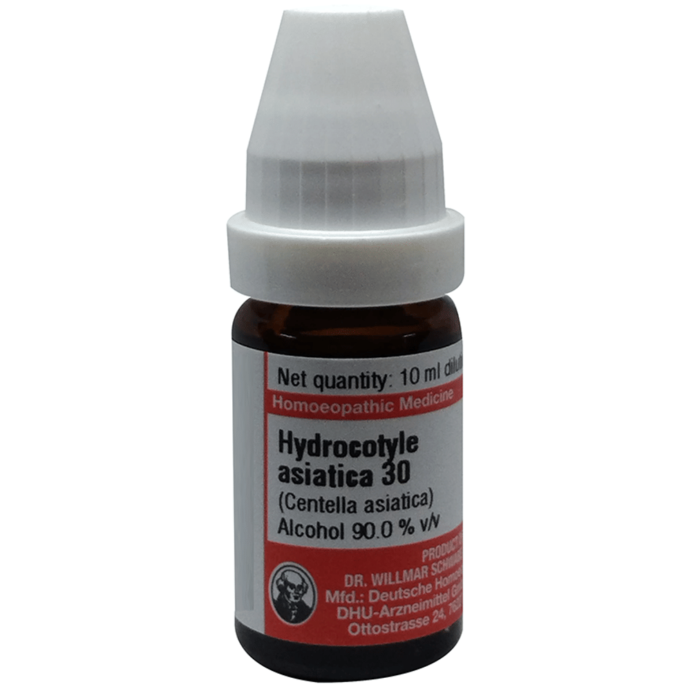 Dr Willmar Schwabe Germany Hydrocotyle Asiatica (Centella Asiatica) Dilution 30 bottle of 10 ml Dilution