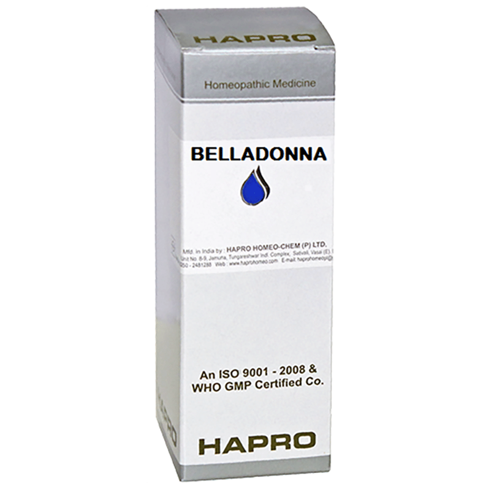 Hapro Belladonna Dilution CM bottle of 100 ml Dilution