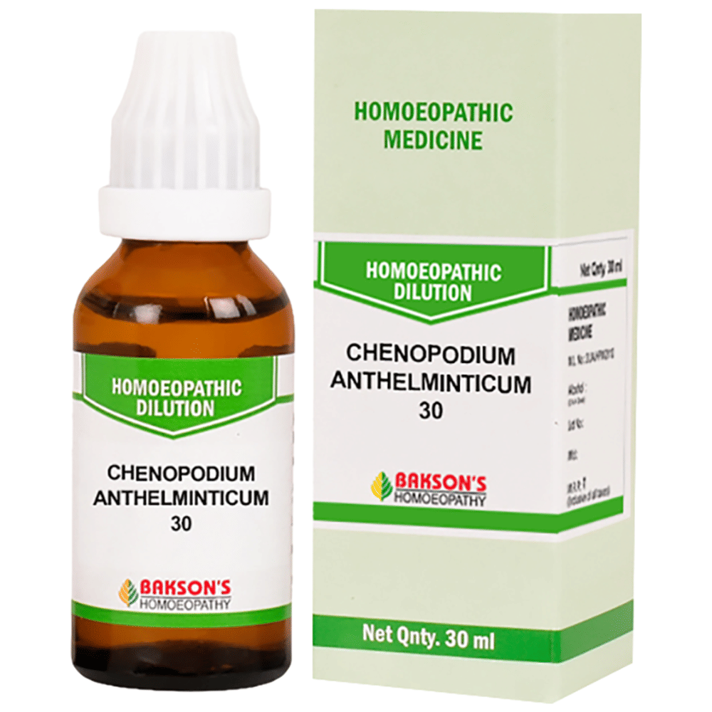 Bakson's Homeopathy Chenopodium Anthelminticum Dilution 30 bottle of 30 ml Dilution