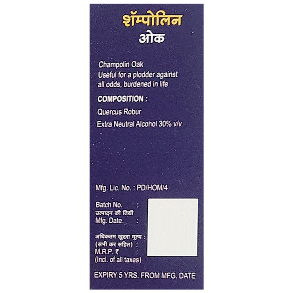 Champolin C22 Oak bottle of 60 ml Oral Drops