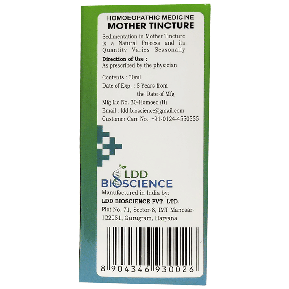 LDD Bioscience Avena Sativa Mother Tincture Q bottle of 30 ml Mother Tincture