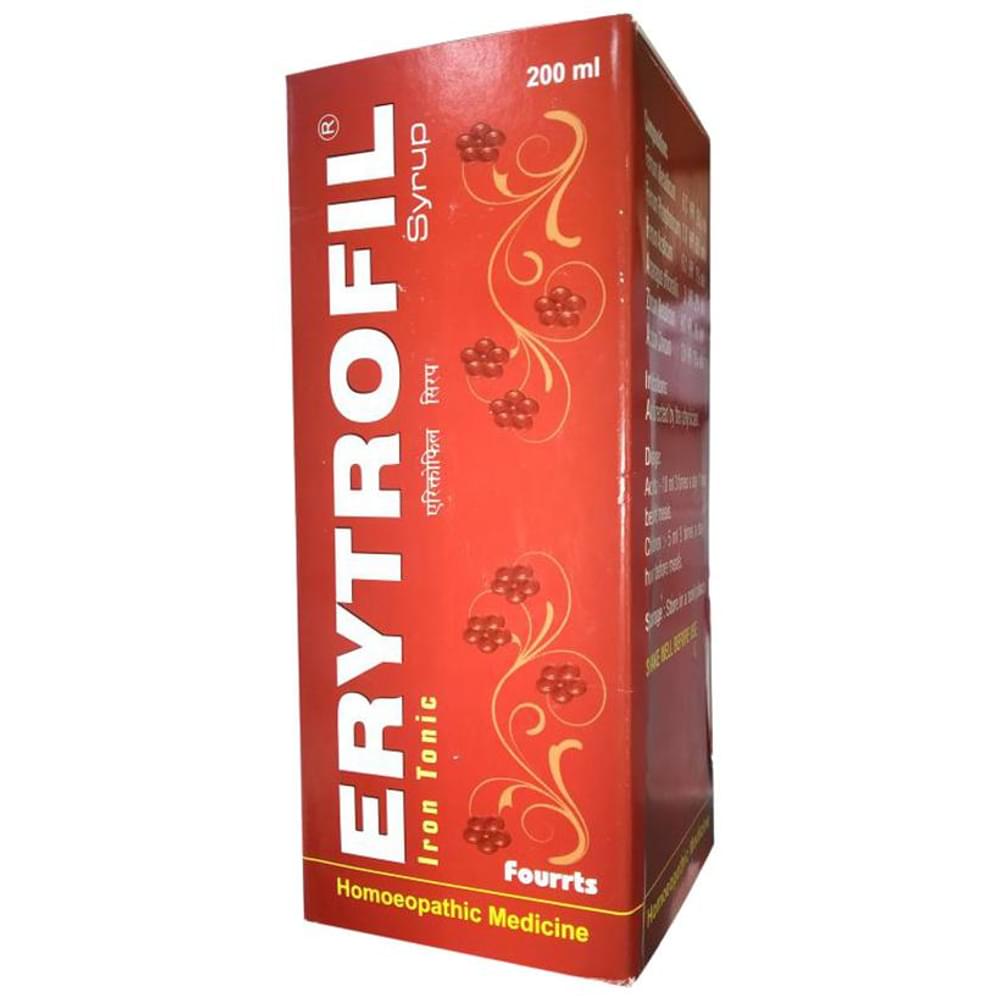Fourrts Erytrofil Syrup bottle of 200 ml Syrup