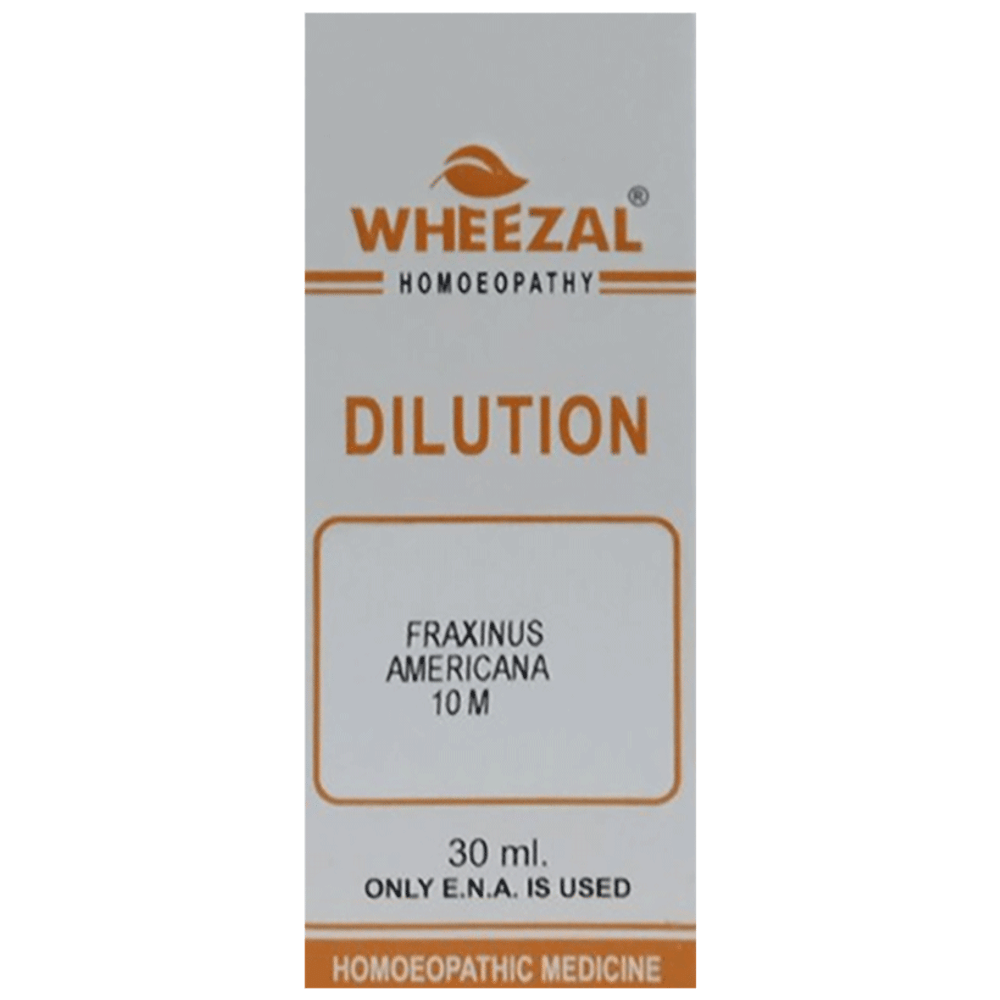Wheezal Fraxinus Americana Dilution 10M bottle of 30 ml Dilution