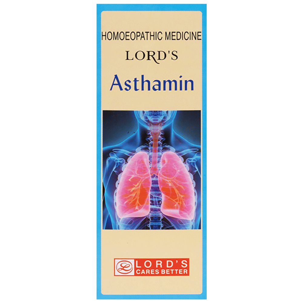 Lord's Asthamin Syrup bottle of 450 ml Syrup