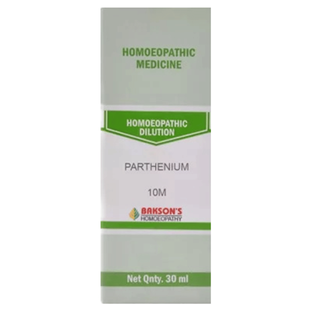 Bakson's Homeopathy Parthenium Dilution 10M bottle of 30 ml Dilution Bakson's Homeopathy Parthenium Dilution 10M bottle of 30 ml Dilution