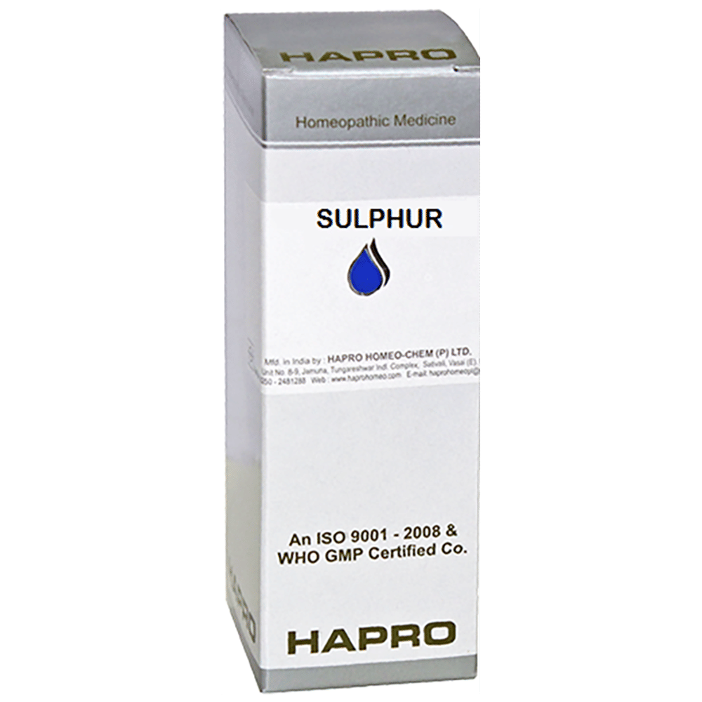 Hapro Sulphur Dilution 50M bottle of 100 ml Dilution