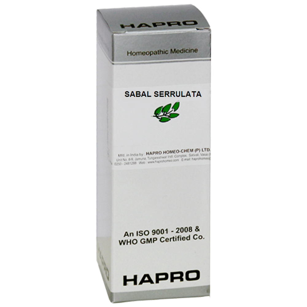 Hapro Sabal Serrulata Mother Tincture Q bottle of 30 ml Mother Tincture