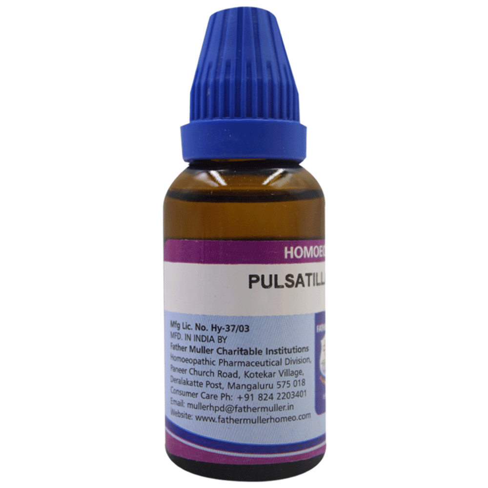Father Muller Pulsatilla Nigricans Drop 200C bottle of 30 ml Oral Drops