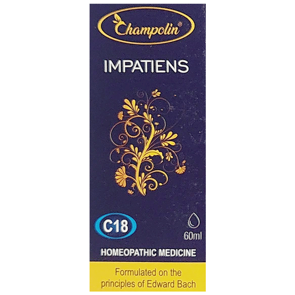 Champolin C18 Impatiens bottle of 60 ml Oral Drops