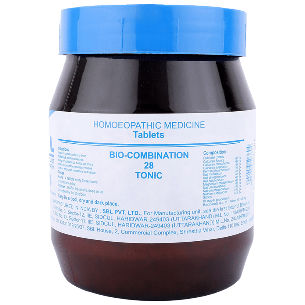 SBL Bio-Combination 28 Tablet bottle of 450 gm Biocombination Tablet