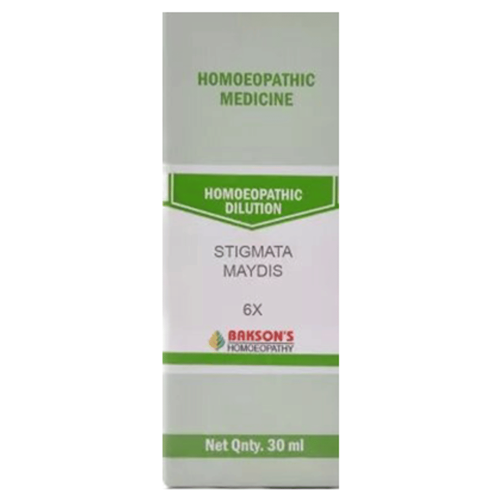 Bakson's Homeopathy Stigmata Maydis Dilution 6X bottle of 30 ml Dilution Bakson's Homeopathy Stigmata Maydis Dilution 6X bottle of 30 ml Dilution