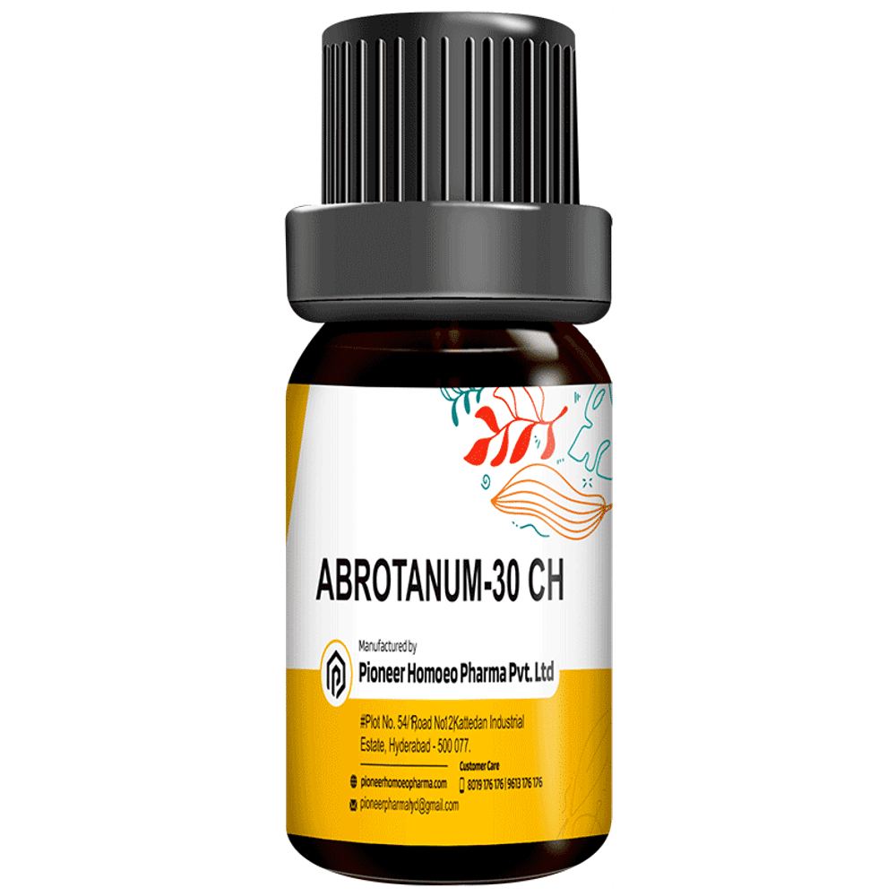 Pioneer Pharma Abrotanum Globules Pellets Multidose Pills 30 CH bottle of 150 tablets