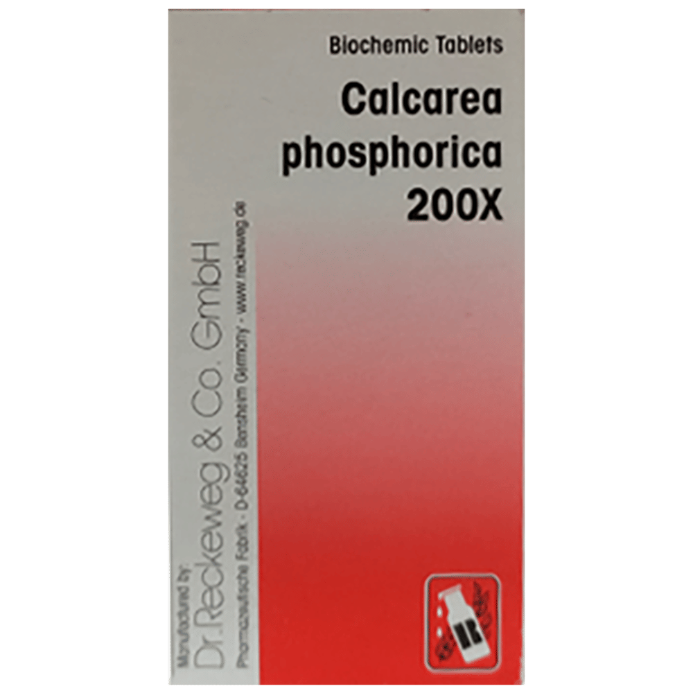 Dr. Reckeweg Calcarea Phosphorica Biochemic Tablet 200X bottle of 20 gm Biochemic Tablet