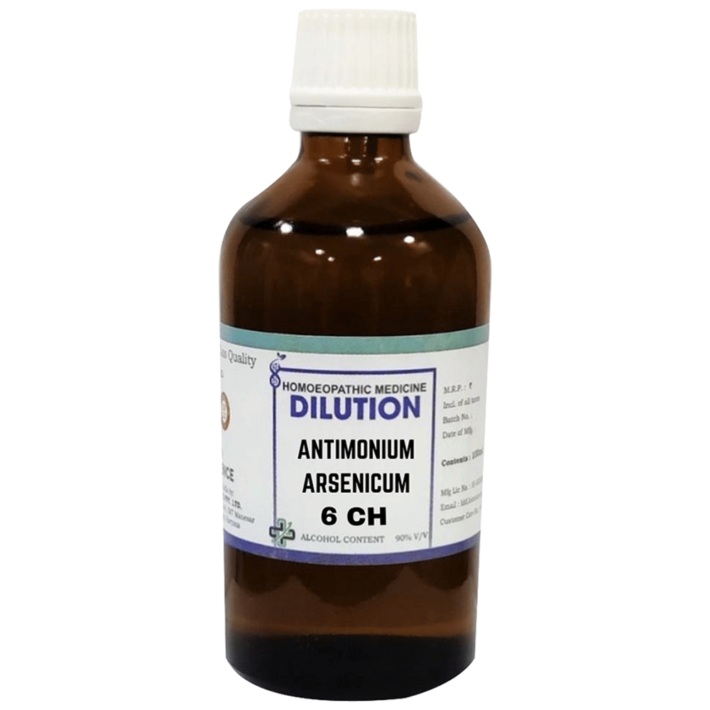 LDD Bioscience Antimonium Arsenicum Dilution 6 CH bottle of 100 ml Dilution
