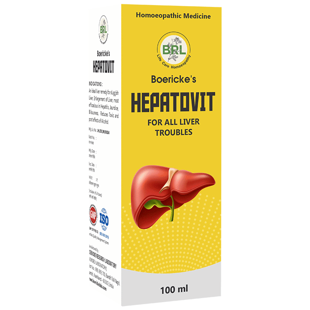 BRL Hepatovit Syrup bottle of 100 ml Syrup