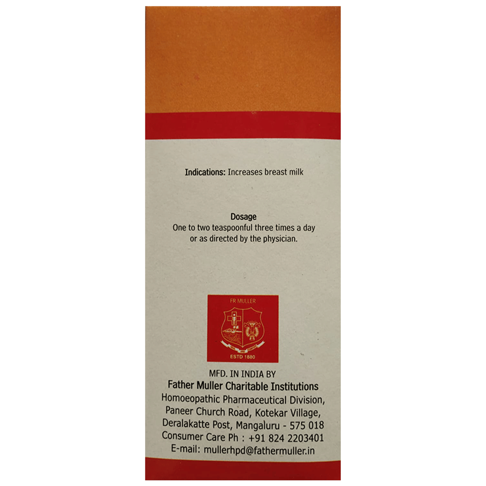 Fr Muller Galactona bottle of 250 ml Syrup