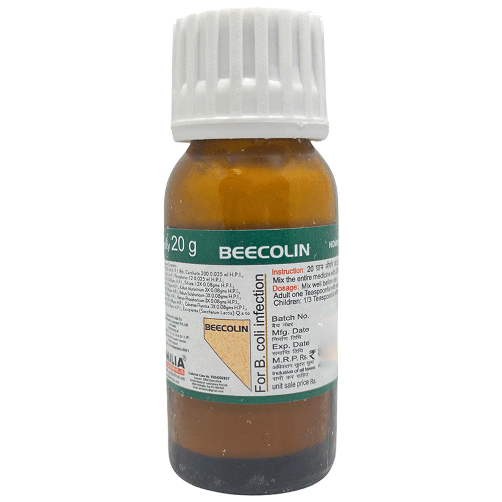 Similia Beeecolin bottle of 20 gm Powder Similia Beeecolin bottle of 20 gm Powder