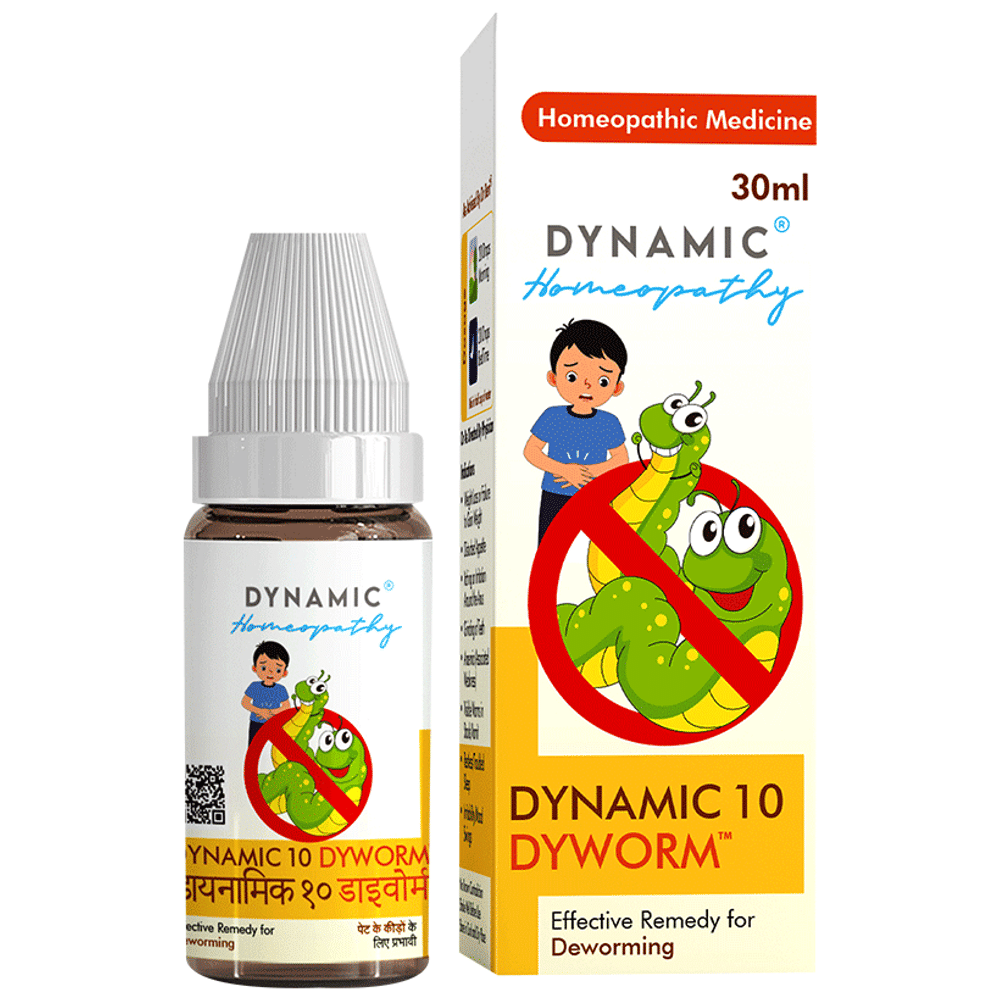 Dynamic Homeopathy 10 DyWorm Dilution bottle of 30 ml Dilution