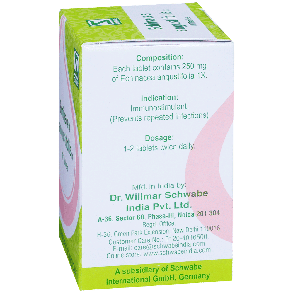Dr Willmar Schwabe India Echinacea Angustifolia Tablet 1X bottle of 20 gm Tablet