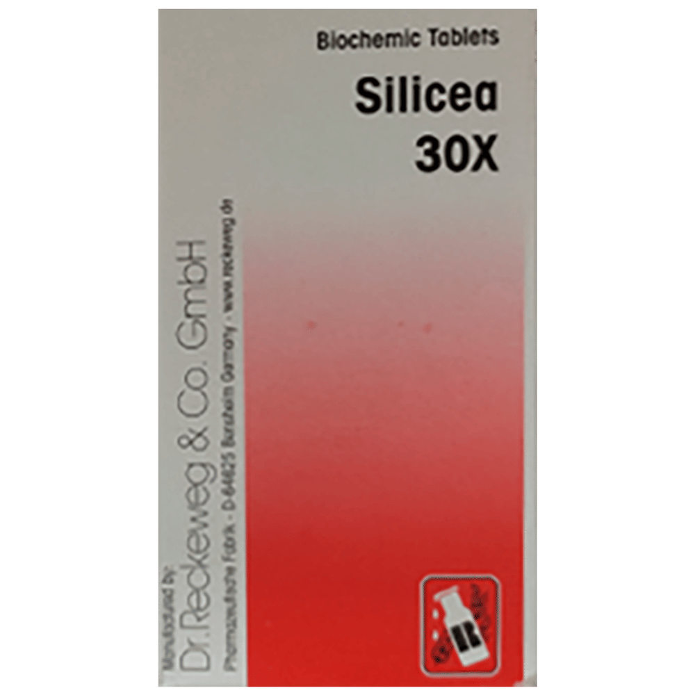 Dr Reckeweg &Co.gmbH Silicea (20gm Each) Biochemic Tablet 30X bottle of 1 Biochemic Tablet