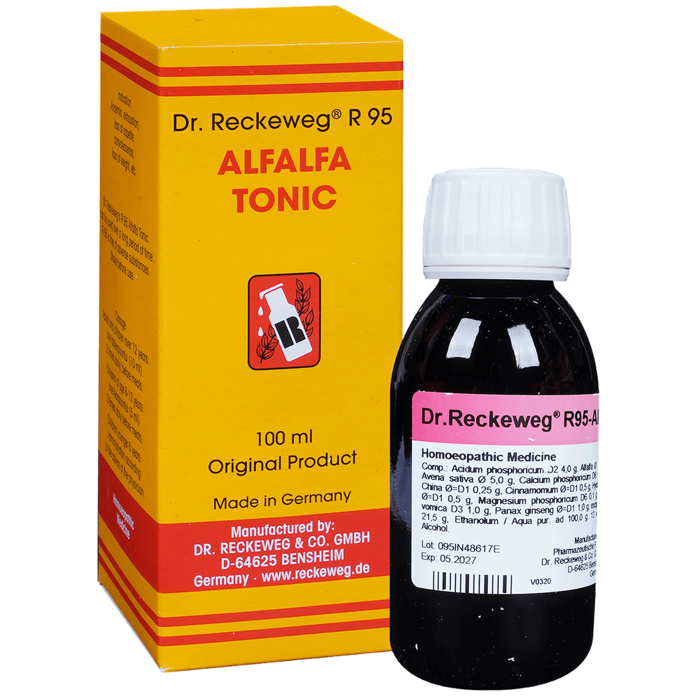 Dr. Reckeweg R95 Alfalfa Tonic bottle of 100 ml Tonic